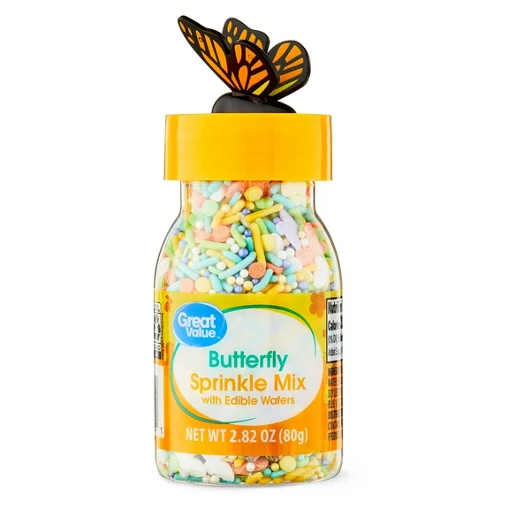 Great Value Butterfly Sprinkle Mix, 2.82 oz