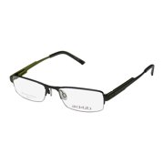 New Ad.lib 3114 Mens/Womens Designer Half-Rim Titanium Khaki / Light Green Authentic Popular Style Stylish Frame Demo Lenses 51-18-140 Spring Hinges Eyeglasses/Eye Glasses