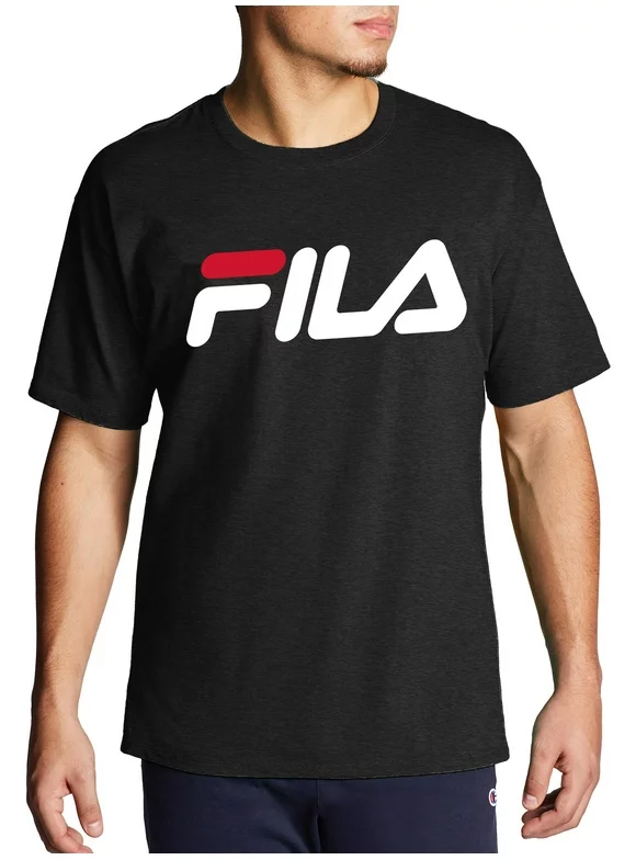 Fila Men's Big & Tall Classic Logo Short Sleeve T-Shirt, Sizes XLT-6XL