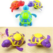 Actoyo Bath Swimming Turtle Toy for Baby Toddler, Wind Up Chain Bathing Water Toy, Swimming Bathtub Pool Cute Swimming Turtle Toys for Boys Girls