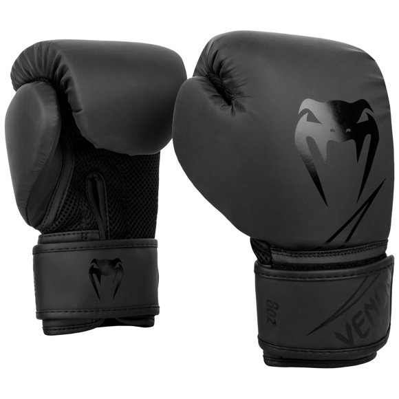 Venum Classic Kids Boxing Gloves - Black/Black - 8 oz - Unisex - For bag and sparring training