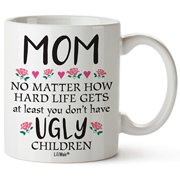 mothers day gifts for mom gift funny birthday coffee cup mugs from daughter son mother's day mug presents in law step moms best funny unique sarcastic present ideas stepmom aunt wife friend tea cups