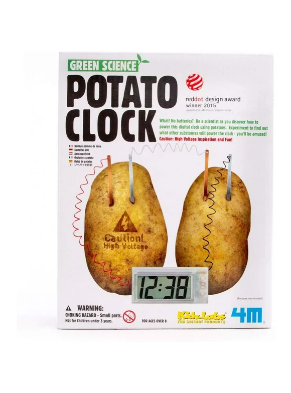 4M Green Science Potato Clock Science Kit Model 4568