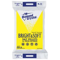 Diamond Crystal Bright & Soft Salt Pellets for Water Softeners 50 lb. Bag