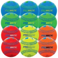 Franklin Sports Probrite Neon Rubber Tee Ball, Colors Vary