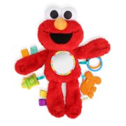 Bright Starts Sesame Street Elmo Travel Buddy Plush Take-Along Stroller or Carrier Toy, Ages 0-12 Months