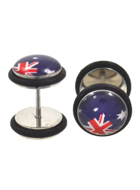 Inox World Cup Austalia Stainless Steel Earrings