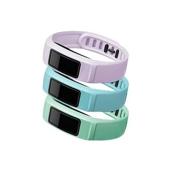 Garmin - Wrist strap for activity tracking wristband - small size - Serenity - mint, lilac, cloud (pack of 3) - for Garmin vvofit 2