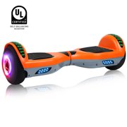 Hoverboard 6.5" Two-Wheel Self Balancing Hoverboard with LED Lights Electric Scooter and Bluetooth without Free Carry Bag for Adult Kids Gift UL 2272 Certified