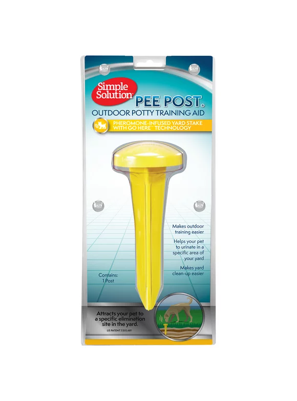 Simple Solution Pee Post Outdoor Potty Training Aid -13 Inch Stake