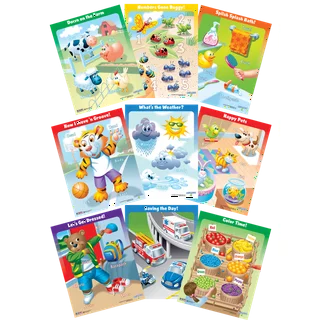 9-Pack Puzzle Bundle  4- to 6-Piece Inlay Puzzles for Children  Ages 18 Months+