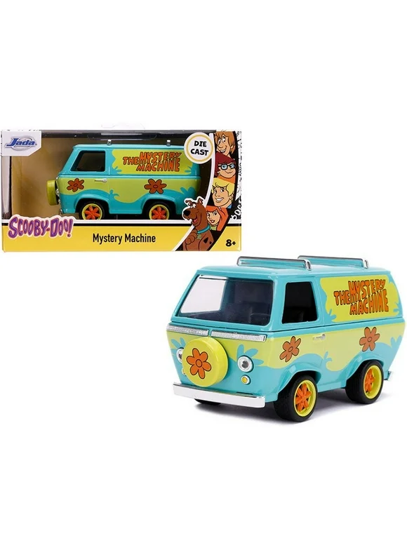 Scooby Doo Mystery Machine, Blue and Green - Jada 32040 - 1/32 scale Diecast Model Toy Car