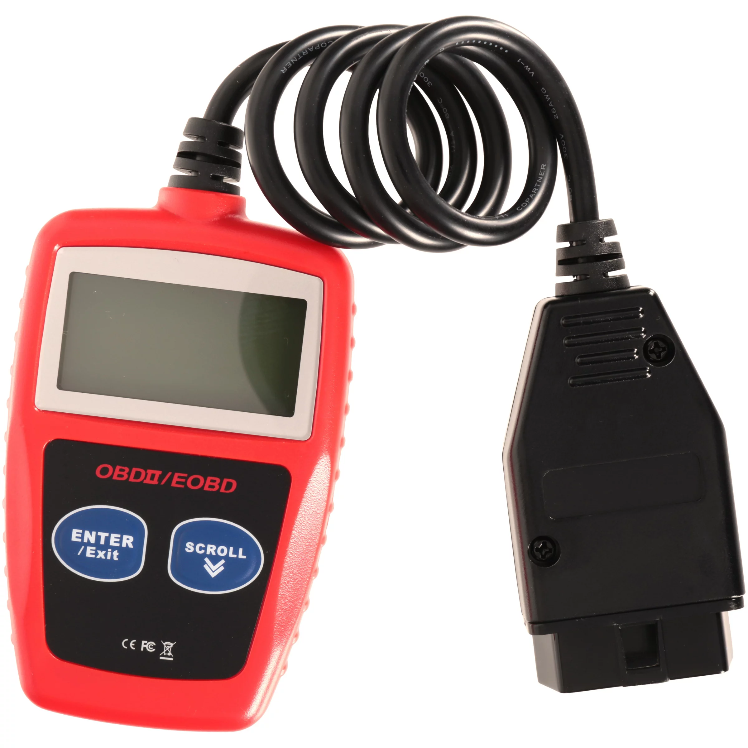 HyperTough HT309 OBD2 Scan Automotive Diagnostic Tool Code Reader, Red