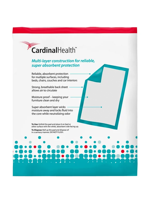 Cardinal Health Protective Underpad Premium Absorbency Extra-Large 10 CT