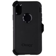 OtterBox Defender Series Case and Holster for Apple iPhone XR - Black (Refurbished)