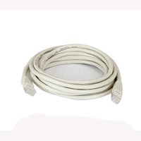 25FT Feet CAT5 Cat5e Ethernet Patch Cable - RJ45 Computer Networking Wire Cord (White)