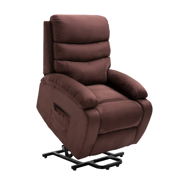 Homegear 2-Remote Microfiber Power Lift Electric Recliner Chair with Massage, Heat and Vibration with Remote