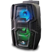 Dolphin Party Speaker SP-26RBT 1650W Portable Bluetooth Party Dual 6.5" Speaker with Sound Activated Lights and WaveSync