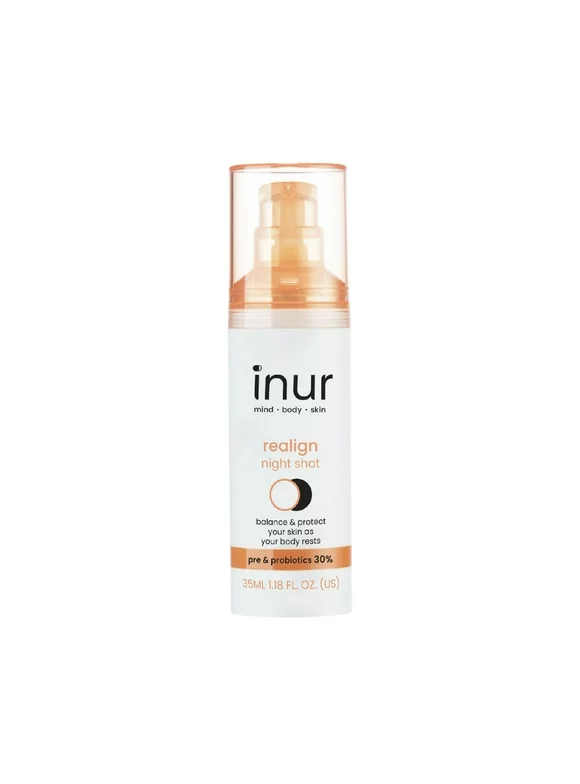 Inur Realign Prebiotics & Probiotics Night Serum, Balancing Treatment, Unified & Even Tone, 1.18 fl oz