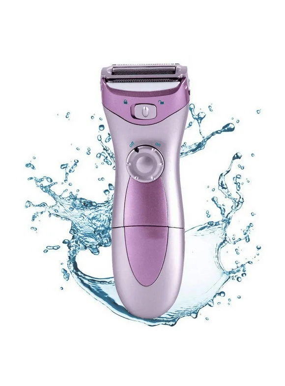 Smooth & Silky Electric Shaver for Women, Smooth Glide Foil Shaver and Bikini Trimmer, Purple