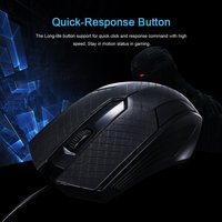 Optical Wired Mouse,3-Button USB  with 1.1M Cord,Compatible with Windows 7/8/10/XP MacOS
