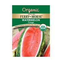 Ferry-Morse Organic Congo Watermelon Seeds - Since 1856, Non-GMO, Guaranteed Fresh, Fruit Gardening Seeds