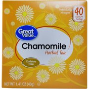 (4 Boxes) Great Value Chamomile Herbal Tea, 1.41 oz