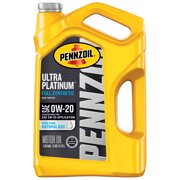 Pennzoil Ultra Platinum 0W-20 Full Synthetic Motor Oil, 5 Quart
