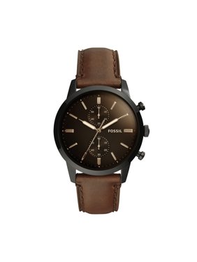 Fossil Men's Townsman Chronograph Leather Watch 44mm