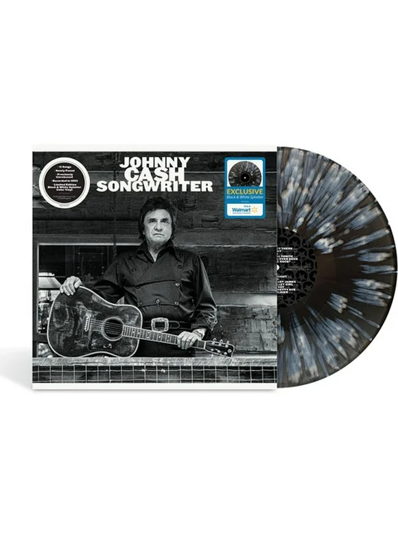 Johnny Cash - Songwriter (Walmart Exclusive Translucent Black Ice/Bone Splatter Vinyl) - Country LP