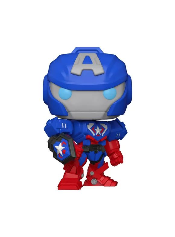 Funko POP! Jumbo: Marvel: Avengers Mech Strike - Captain America - DX Fair Mall Exclusive