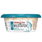 Chicken of the Sea Wild Catch, Albacore, 4.5 oz Cups, Pack of 8