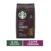 Starbucks Dark Roast Ground Coffee  Caff Verona  100% Arabica  1 bag (12 oz.)