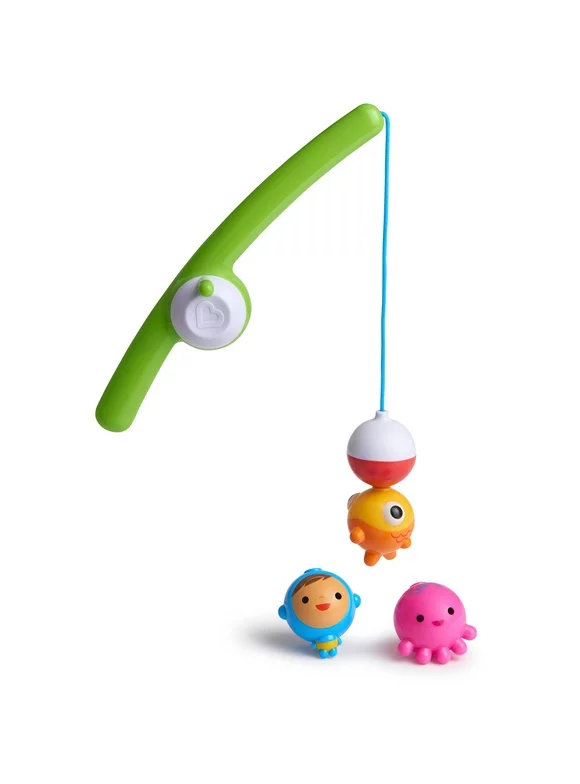 Munchkin Fishin' Bath Toy, Includes Magnetic Fishing Rod and Bobbers