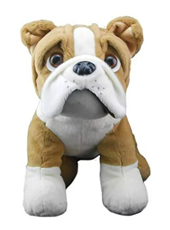 New Cuddly Soft 16 inch Adorable Stuffed Buddy The Bulldog...We Stuff 'em...You Love 'em!
