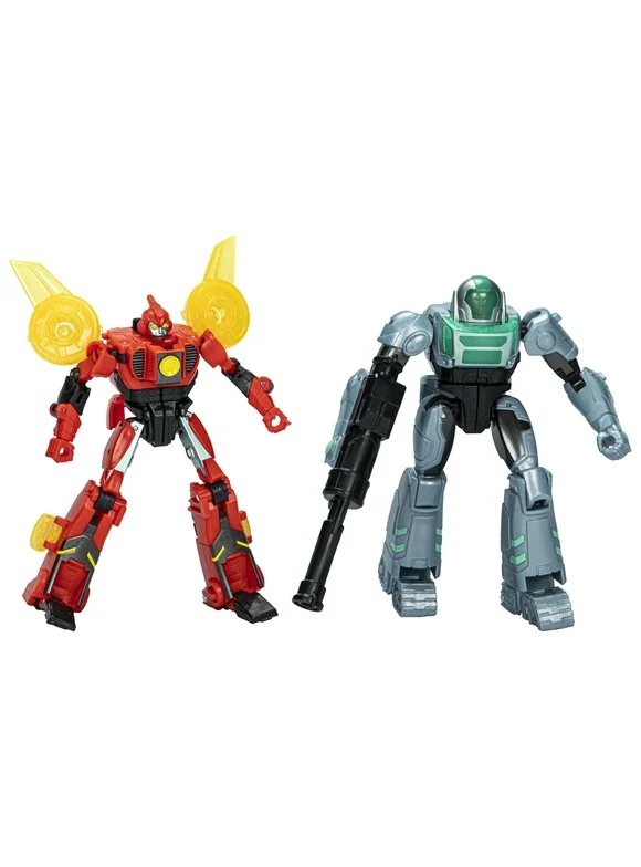 Transformers Toys EarthSpark Cyber-Combiner Terran Twitch and Robby Malto Action Figures