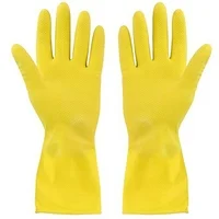 Household Dish-Washing Rubber Gloves Latex Waterproof Housework Gloves