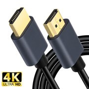6.6FT HDMI to HDMI Cable Cord for TV, 4K, TV Video Cable Support 1080p HD