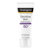 Neutrogena Sensitive Skin Mineral Sunscreen Lotion, SPF 60+, 3 fl oz