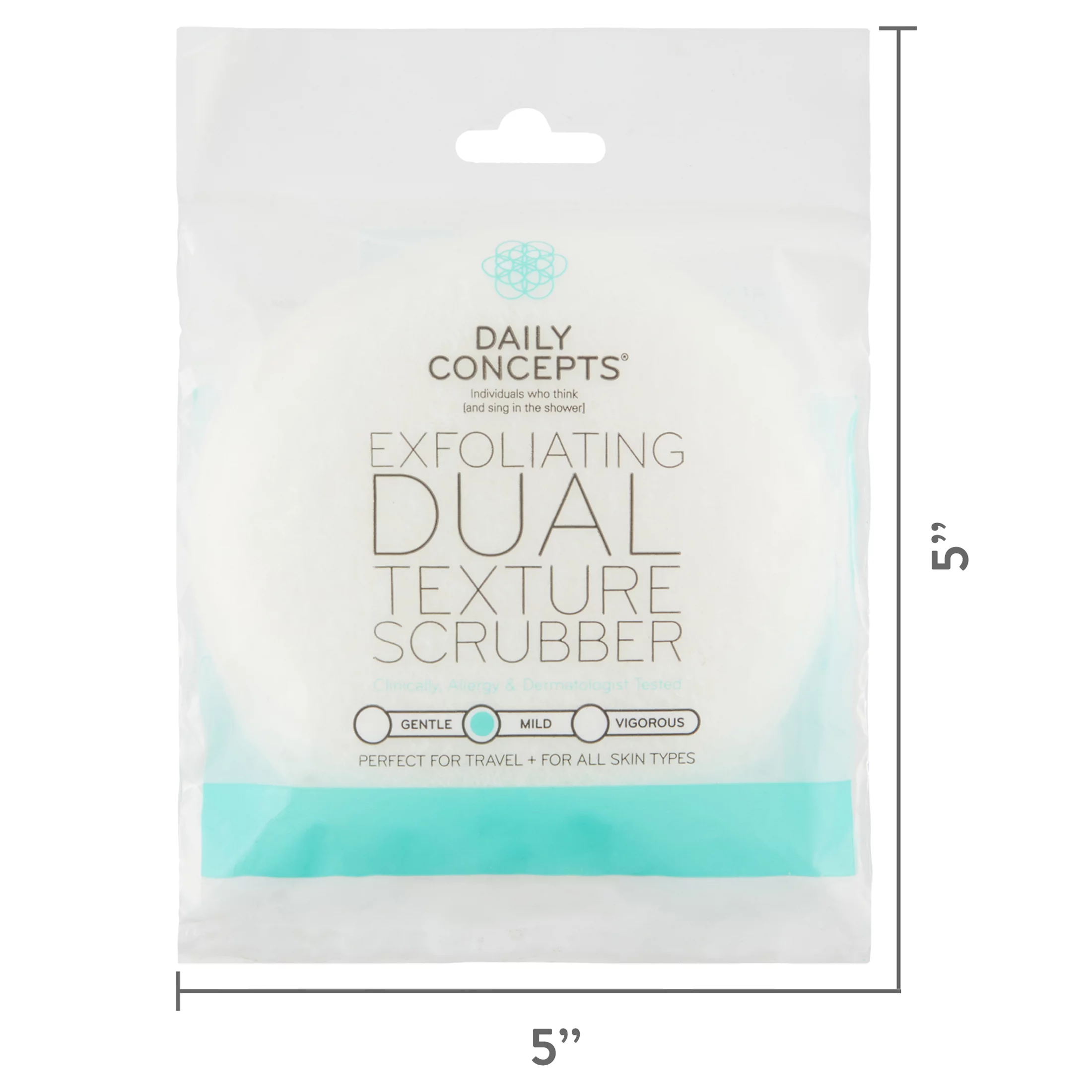Daily Concepts Exfoliating Dual Texture Scrubber
