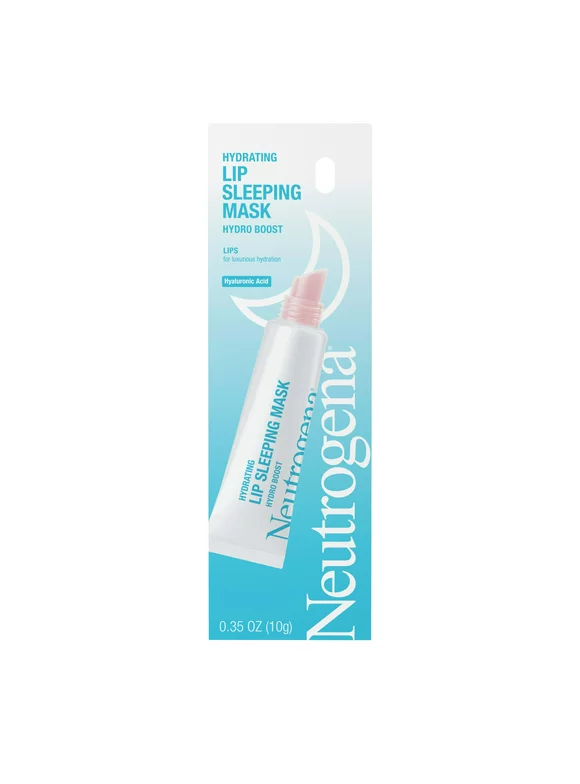 Neutrogena Hydro Boost Hydrating Clear Lip Sleeping Mask Tube, 0.35 oz