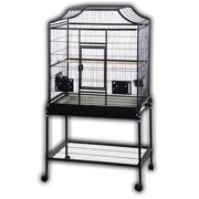 A and E Cage Co. Elegant Style Flight Bird Cage-Black-Large