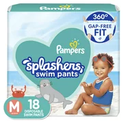 Pampers Splashers Snug Fit Swim Diapers (Choose Size & Count)