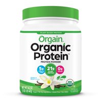 Orgain Organic Protein Powder, Sweet Vanilla Bean, 21g Protein, 1.02 lb