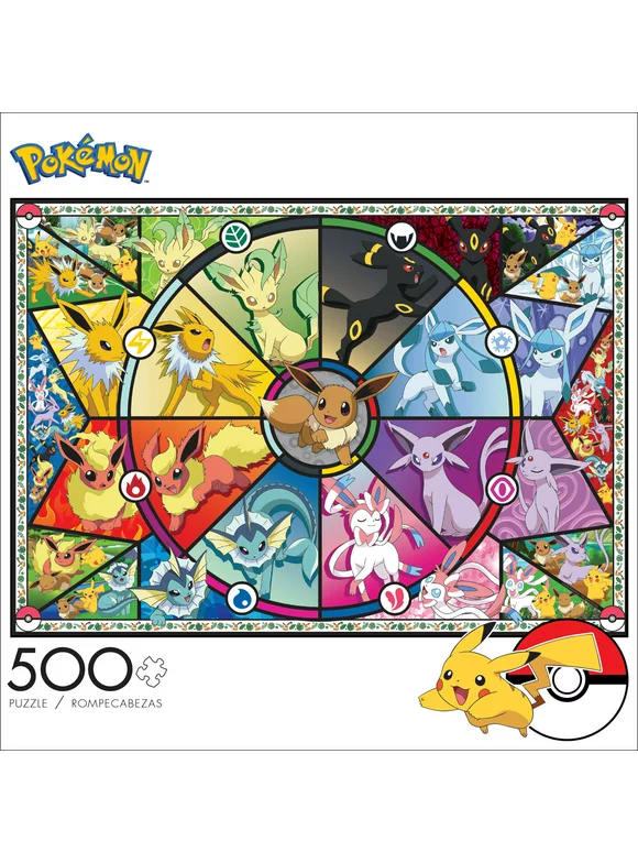 Buffalo Games Pokemon Eevee Evolutions Series 1 500 Piece Jigsaw Puzzle