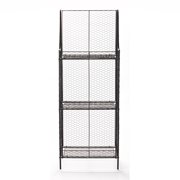 3-Tier Storage Shelf with Wire Metal for Pantry, Bathroom, Garage Organization