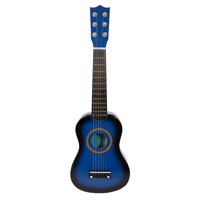 GLiving 21" Acoustic Guitar with Pick  String for Beginners Children Chrismts Gift Practice Blue