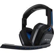 Astro A20 by Logitech Wireless Gaming Headset in Black for PS4 / PC / MAC - Over Ear Headphones with Boom Microphone - Blue/Black - Renewed