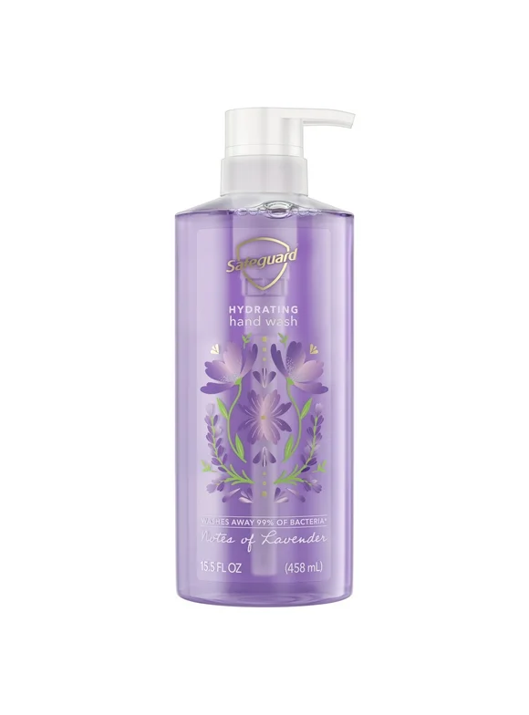 Safeguard Liquid Hand Soap Nourishing Notes of Lavender, 15.5 oz