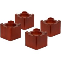 Honey Can Do Wood Bed Risers, Multicolor (Pack of 4)